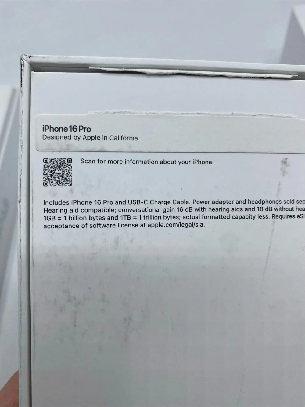 Apple iPhone Empty Box Only 14 Pro Max 16 Pro 7 Plus Boxes Only